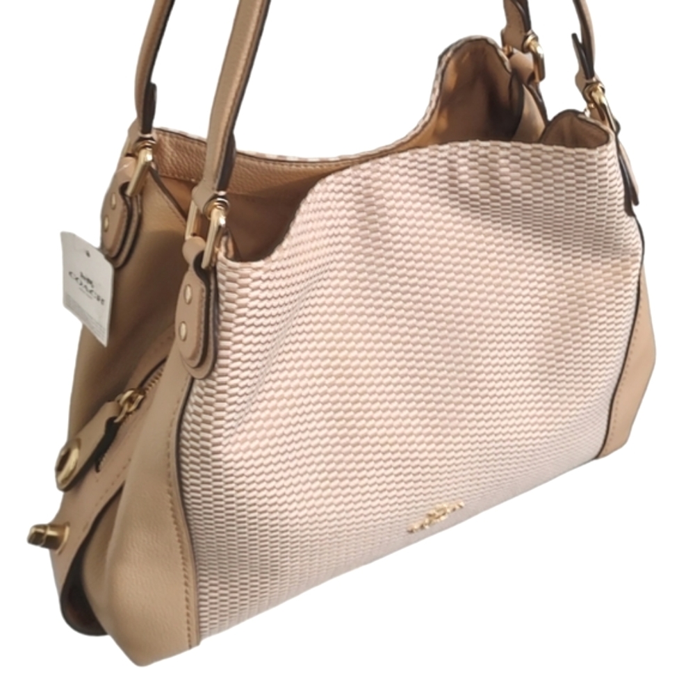 COACH Legacy Jacquard Edie 31 Shoulder Bag Tote Hobo Beechwood 28895 - Picture 8 of 16